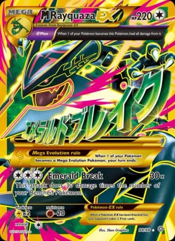M Rayquaza EX Pokémon card #98