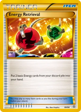 Energy Retrieval Pokémon card #99
