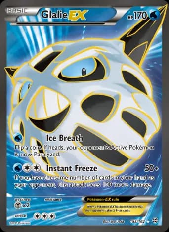 Glalie EX Pokémon card #155