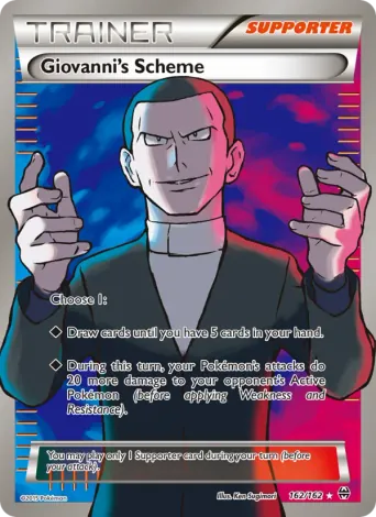 Giovanni's Scheme Pokémon card #162