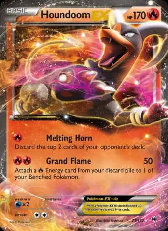 Houndoom EX Pokémon card #21