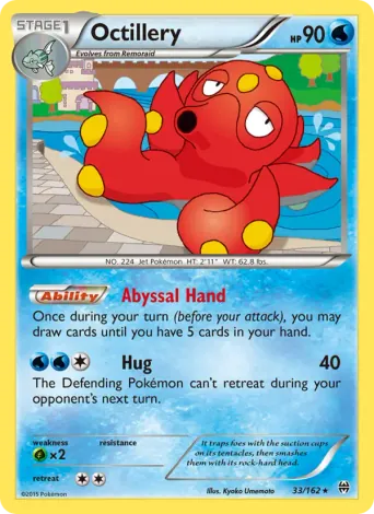 Octillery Pokémon card #33