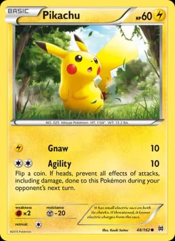 Pikachu Pokémon card #48