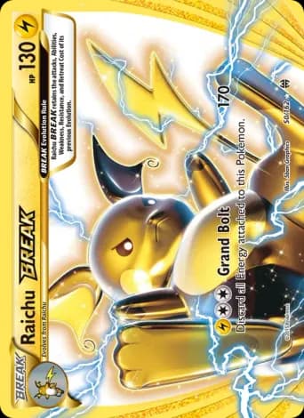 Raichu BREAK Pokémon card #50