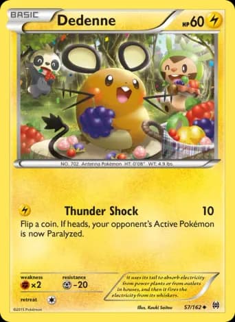 Dedenne Pokémon card #57