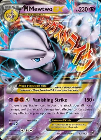 M Mewtwo EX Pokémon card #63