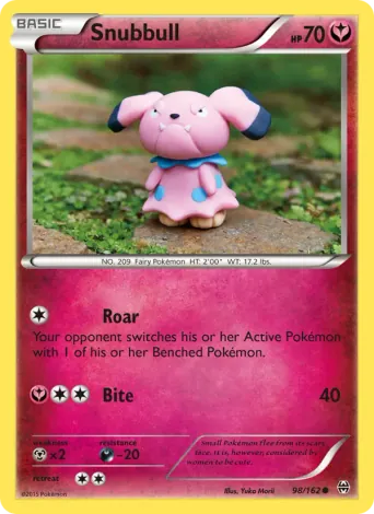 Snubbull Pokémon card #98