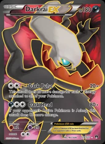 Darkrai EX Pokémon card #118