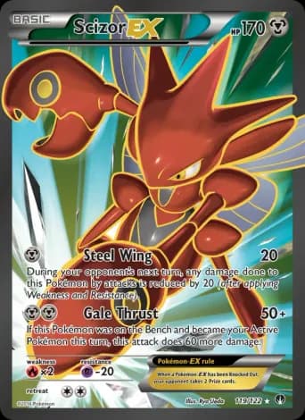 Scizor EX Pokémon card #119