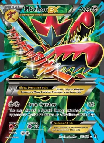 M Scizor EX Pokémon card #120