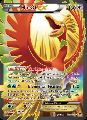 Ho-Oh EX Pokémon card #121