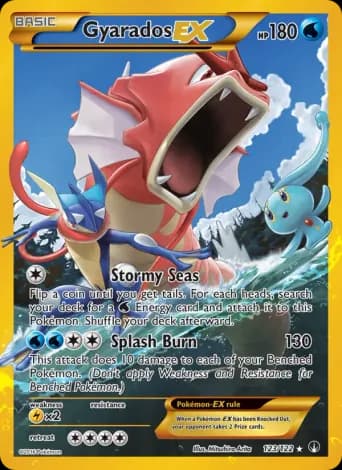 Gyarados EX Pokémon card #123