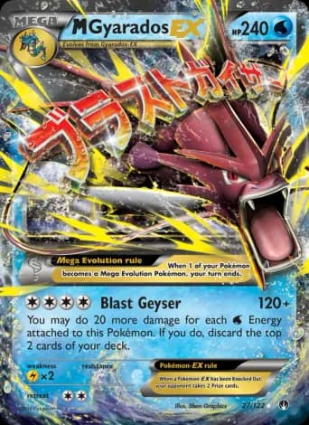 M Gyarados EX Pokémon card #27
