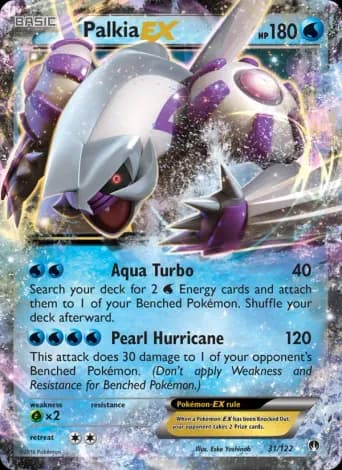 Palkia EX Pokémon card #31