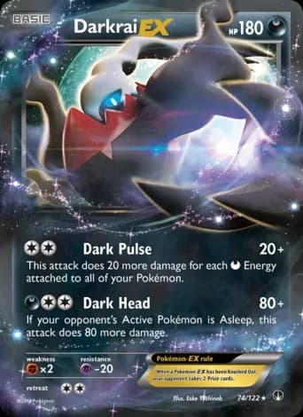 Darkrai EX Pokémon card #74
