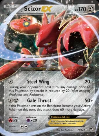 Scizor EX Pokémon card #76