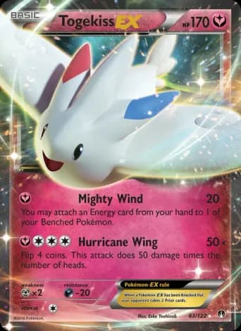 Togekiss EX Pokémon card #83