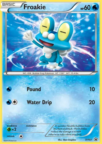 Froakie Pokémon card #XY03
