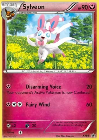 Sylveon Pokémon card #XY04