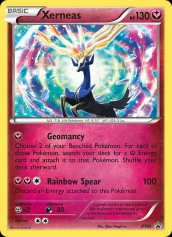 Xerneas Pokémon card #XY05