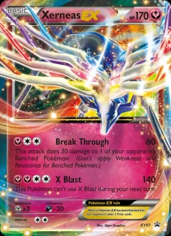 Xerneas EX Pokémon card #XY07