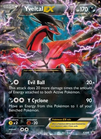Yveltal EX Pokémon card #XY08