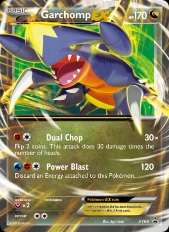 Garchomp EX Pokémon card #XY09