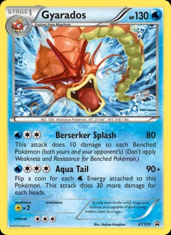 Gyarados Pokémon card #XY109