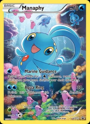 Manaphy Pokémon card #XY113