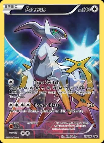 Arceus Pokémon card #XY116