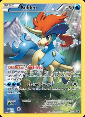 Keldeo Pokémon card #XY118