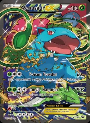 Venusaur EX Pokémon card #XY123