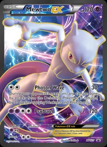 Mewtwo EX Pokémon card #XY125