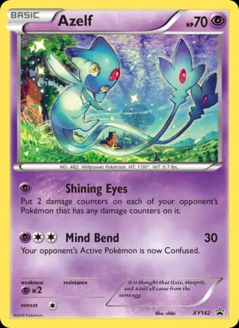 Azelf Pokémon card #XY142