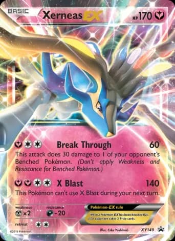 Xerneas EX Pokémon card #XY149