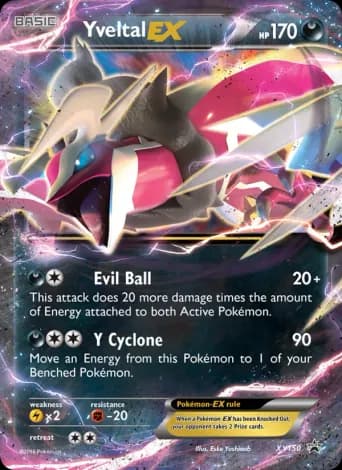 Yveltal EX Pokémon card #XY150