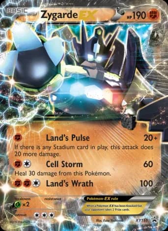 Zygarde EX Pokémon card #XY151