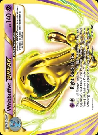 Wobbuffet BREAK Pokémon card #XY155