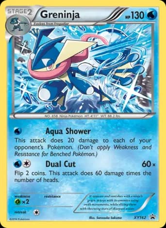 Greninja Pokémon card #XY162