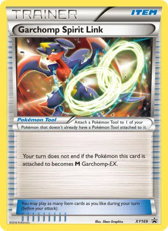 Garchomp Spirit Link Pokémon card #XY169