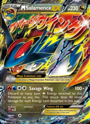 M Salamence-EX Pokémon card #XY171