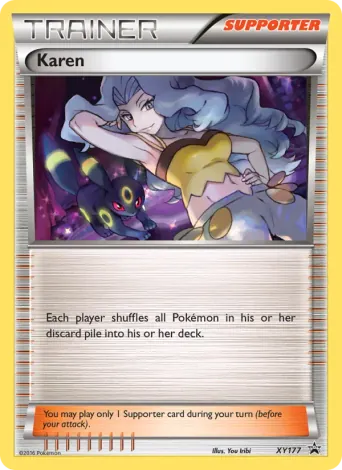 Karen Pokémon card #XY177