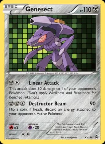 Genesect Pokémon card #XY196