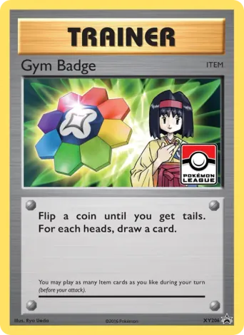 Gym Badge Pokémon card #XY206