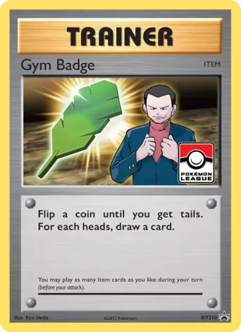 Gym Badge Pokémon card #XY210