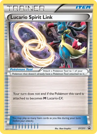 Lucario Spirit Link Pokémon card #XY211