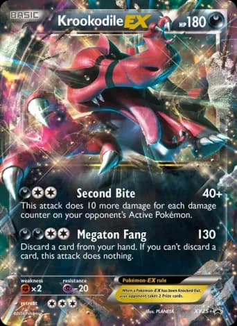 Krookodile EX Pokémon card #XY25
