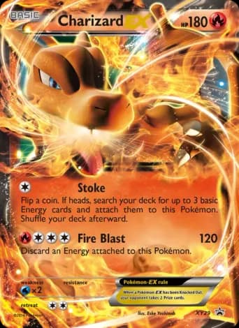 Charizard EX Pokémon card #XY29