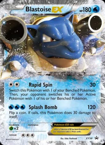 Blastoise EX Pokémon card #XY30