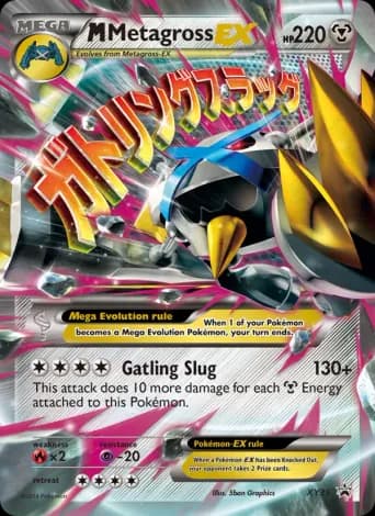M Metagross EX Pokémon card #XY35